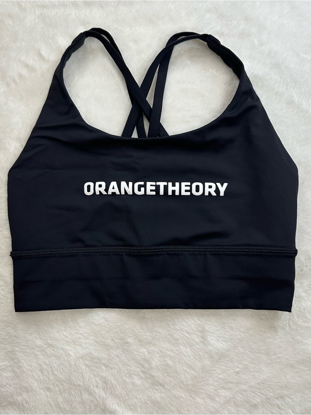Rare Lululemon x Orangetheory Energy Bra Longline - Black Size 4